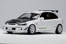 MOTORHELIX M85013 1/18 HONDA Civic Type R EK9 J's Racing Livery White