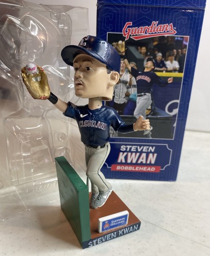 Steven Kwan Bobble Bobblehead Cleveland Guardians Indians Stadium Giveaway 2023
