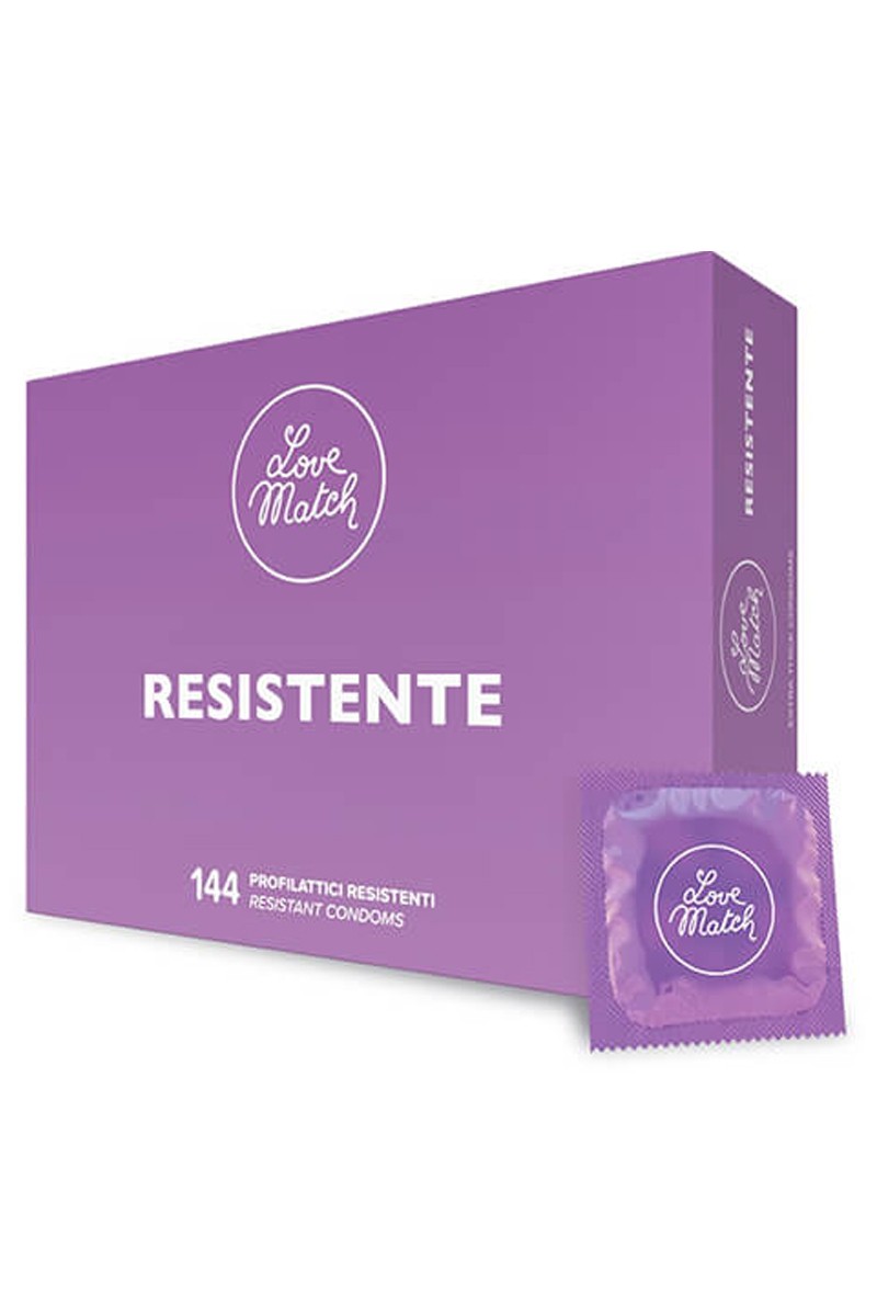 144 Préservatifs résistants Love Match pour des soirées romantiques en toute sérénité