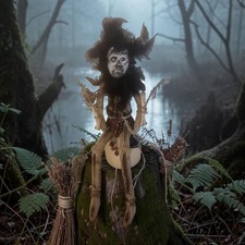 Papa Legba Active Voodoo Doll,  No USA Tariffs To Pay
