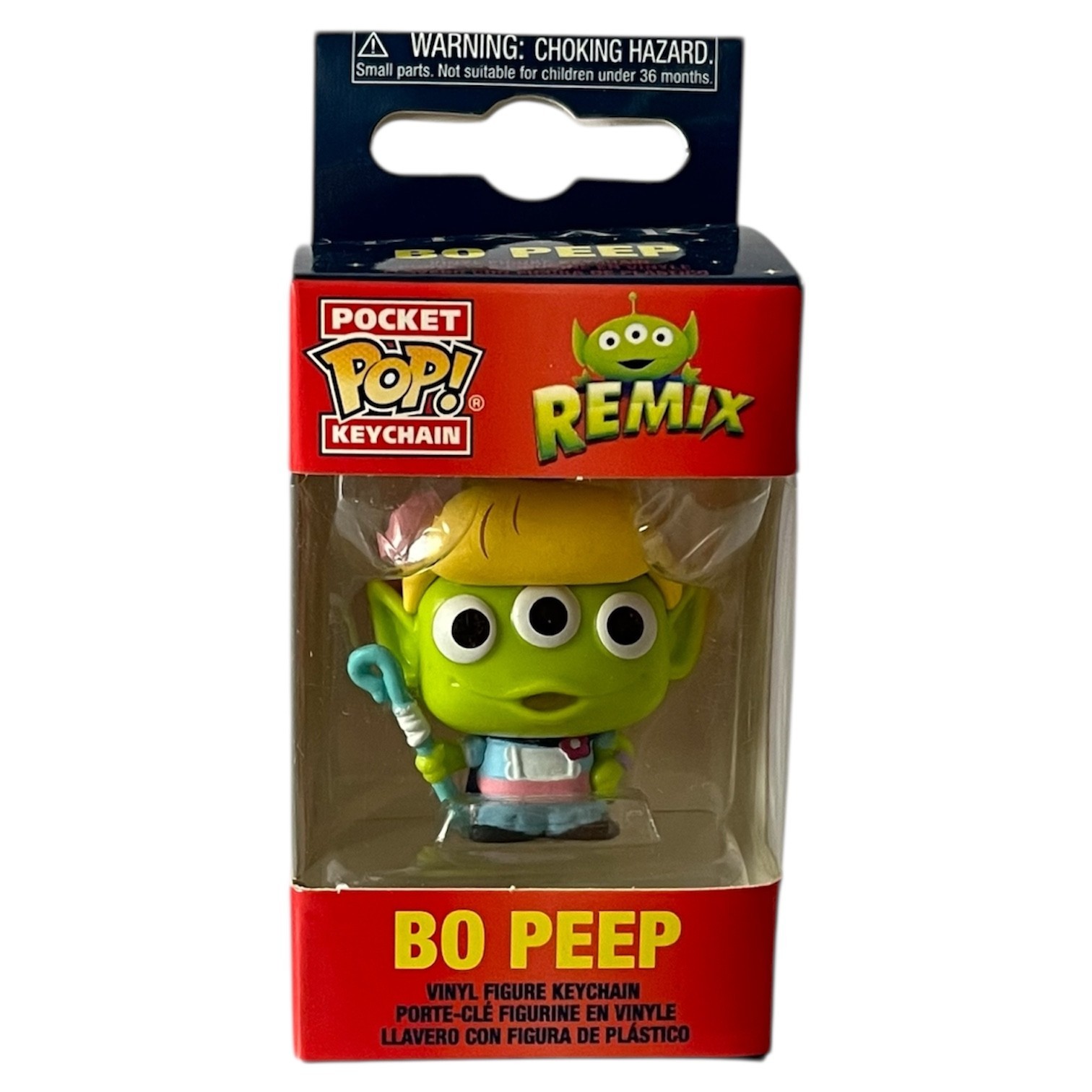 Funko Pocket POP Llavero Alien Remix Bo Peep Disney Pixar Toy Story Caja Desgaste