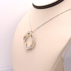 14k Circle of Diamonds Solid Gold Natural Round Diamond Necklace Pendant — photo 10