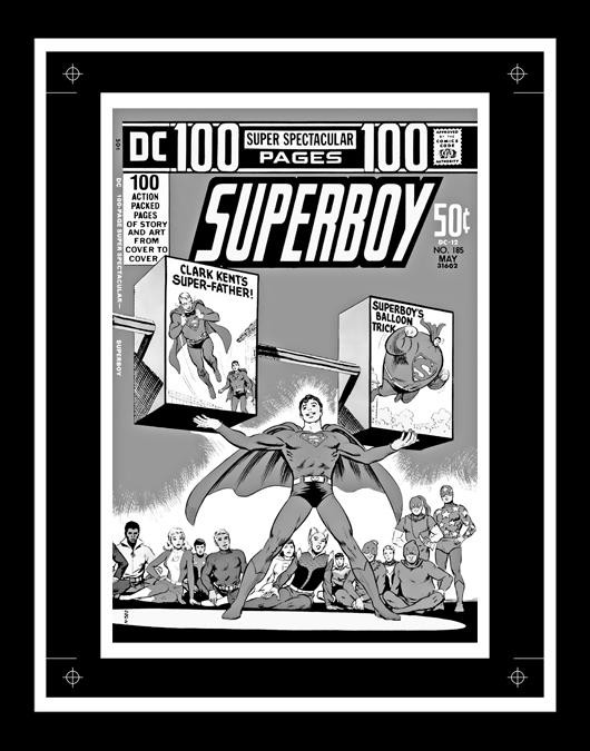 Nick Cardy DC 100-Page Super Spectacular #12 Superboy Rare Production Art Cover
