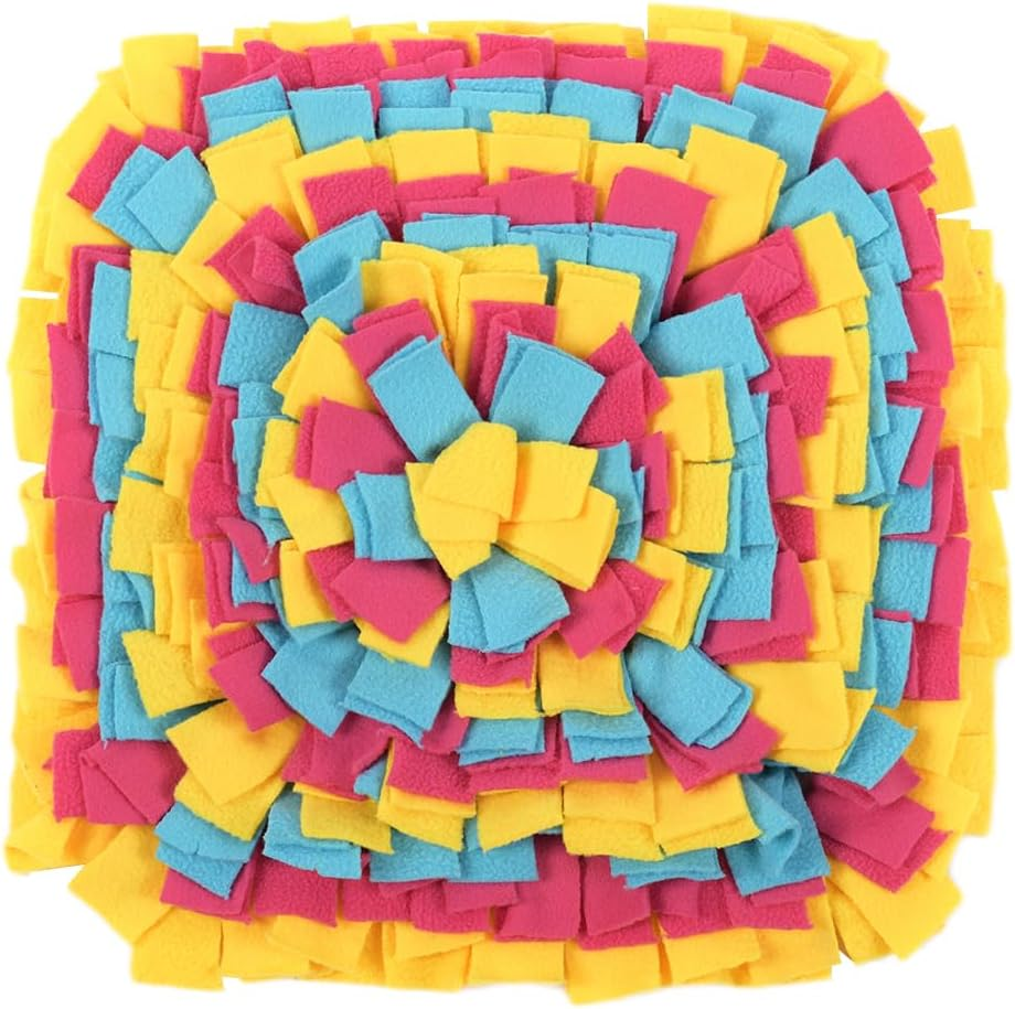 PLUSHCEWT Snuffle Mat for Dogs, Dog Snuffle Mat Encourages Natural Foraging Skil