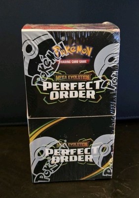Pokémon TCG Mega Evolution Perfect Order Half Booster Box Sealed (18 Packs)