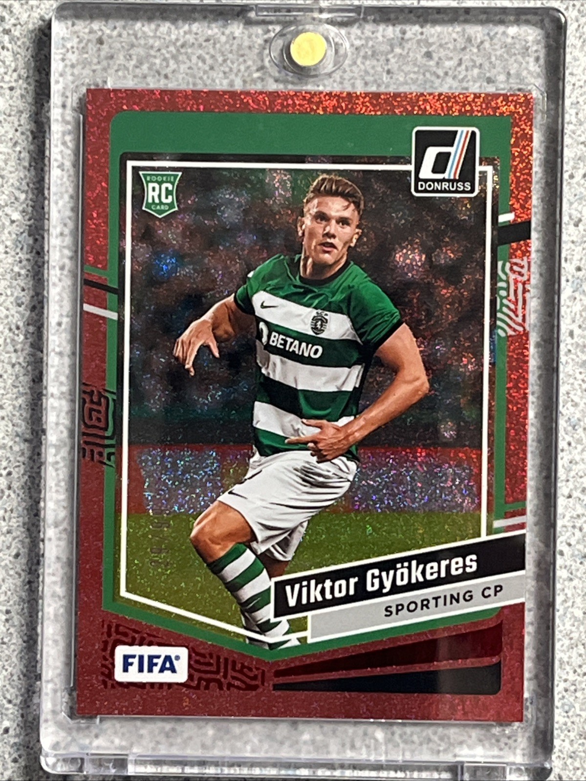 2023-24 Panini Donruss - #159 Viktor Gyokeres RC Sporting CP Red Prizm #/99