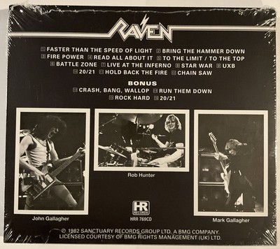 Raven - Wiped Out CD 2024 High Roller Records – HRR 769 [Slipcase