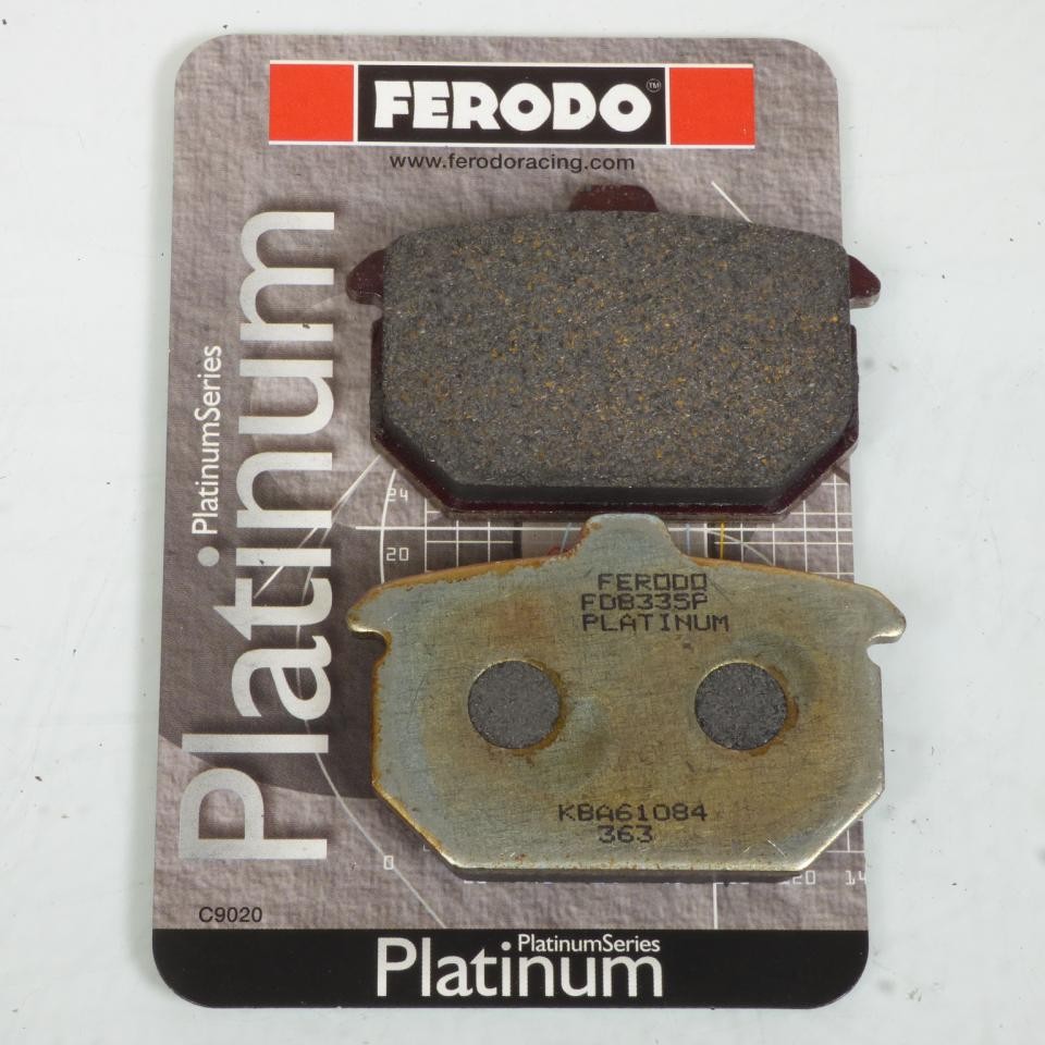 Plaquette de frein Ferodo arriere pour Harley Davidson 1000 XLCH endurance thermique