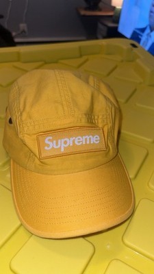 Supreme Fw 22 Military Camp Cap Yellow Excellent Condition 100