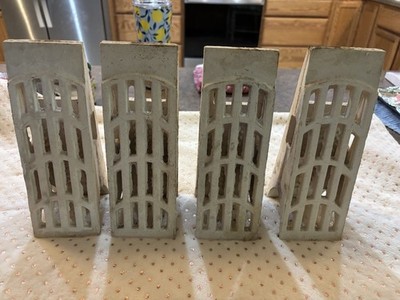 Martin Style Vintage Ceramic Gas Heater Replacement Brick Bricks Art Deco Used