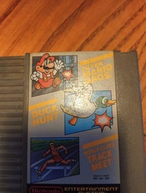 Super Mario Brothers/Duck Hunt/World Class Track Pack Nintendo NES Cart Only