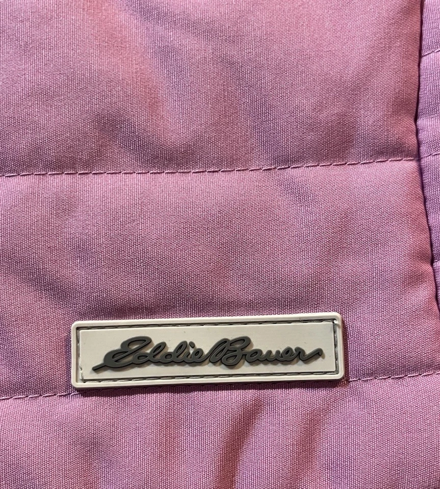 Eddie Bauer Pink Fleece Lined Faux Fur Hood Hooded Dog Coat - NWT - S - Image 3 of 4