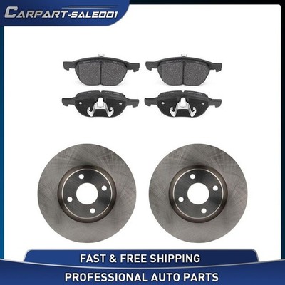 Front Disc Brake Rotors Brake Pads for 2018 2019 2020 Ford EcoSport