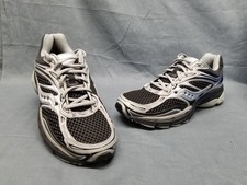 Saucony ProGrid Omni 9 KDZ Black Silver Grey Kid's Size 1 NEW NO BOX 