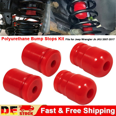 1-1303 & 1-1304 Polyurethane Front & Rear Bump Stop for Jeep Wrangler JK JKU 4PC
