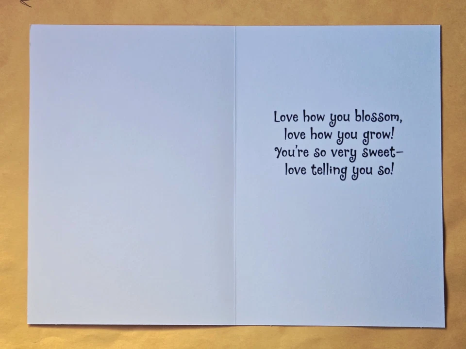 Cartão comemorativo feliz aniversário neta Minnie Mouse (+ envelope 5x7") - Imagem 2 de 4