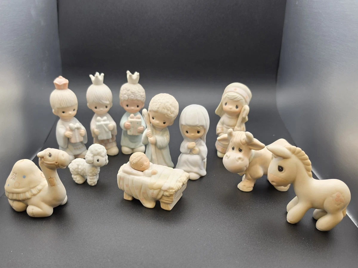 エネスコ　プレシャスモーメント　ヴィンテージ クリスマス 人形セット precious moments nativity scene products for sale | eBay