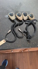 Lot of (4) Vintage Assorted Motorola Hand Held Microphones