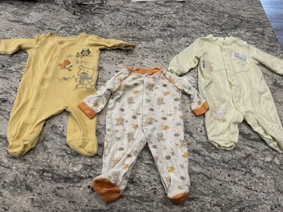 Babies R Us & First Moments 0-3 Months Unisex Baby One Piece, LOT OF THREE