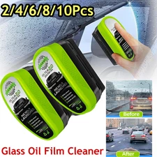 Car Window Windscreen Glass Oil Film Automotive Cleaning Brush Remover Cleaner
