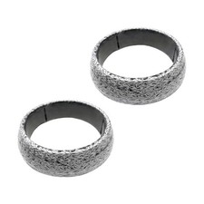 Bouzuny 2pcs Car Exhaust Gasket Id 2.3660mm Ring Donut Gasket 60mm