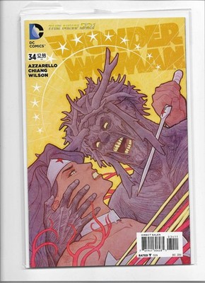 DC Comics Wonder Woman #34 2014 NM to NM+ Never Taken Out Of Sleeve