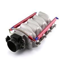 Speedmaster Chevy Ls1 Ls6 Satin Aluminum Intake Manifold With 90mm Throttle Body
