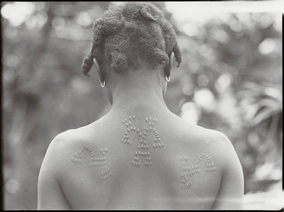Cicatrizations Kaffa designs handed down African ancestors adorn - 1940 Photo