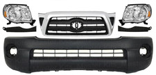 Front Bumper Cover Fascia Grille Assembly Kit For 2005-2011 Toyota Tacoma