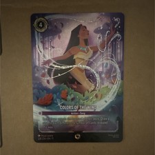 Disney Lorcana TCG Colors of the Wind 228/204 Foil Rare Amethyst Pocahontas