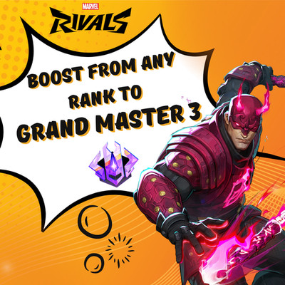  Marvel Rivals Boost/Boosting - ANY RANK to Grand Master 3 - PC ONLY  