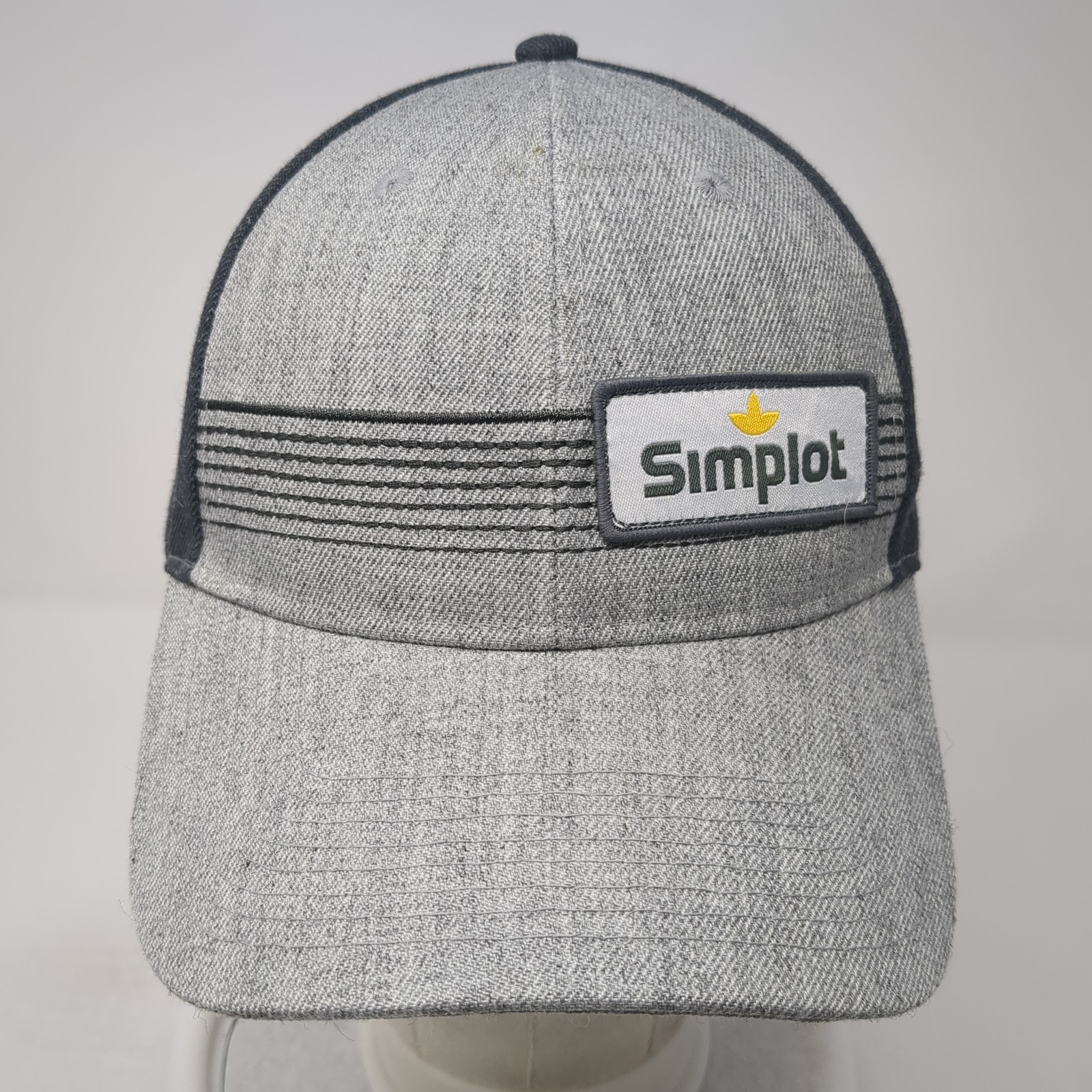Simplot Strapback Baseball Cap Gray One Size Adju… - image 2