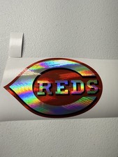 Cincinnati Reds Holographic Vinyl Decal