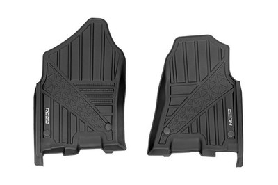 Rough Country Front Flex-Fit Floor Mats for 2019-2024 Ram 1500 - FF-3142
