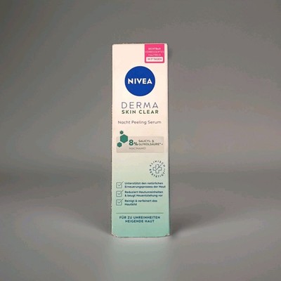 Nivea Derma Skin Clear - 40ml Nacht Peeling Serum