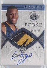 2008 Upper Deck Exquisite Collection Rookie /225 Sonny Weems #86 Patch Auto 2d0