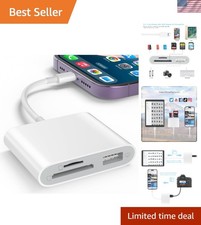 High-Speed USB 3.0 iPhone Card Reader   Effortless Photo  Video Transfer