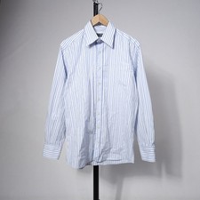 Dolce& Gabbana Button Up Dress Shirt Striped Tailored Fit Size 16/41