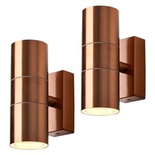 Litecraft Kenn Outdoor Wall, Ceiling & Spike Garden GU10 Lights  - 6 Colours    