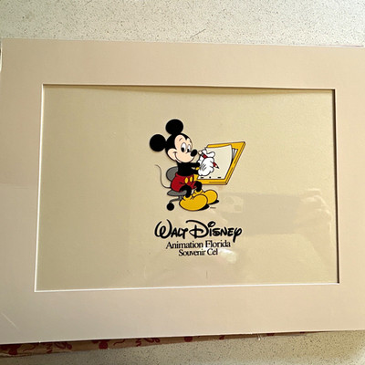 Walt Disney Mickey Mouse Souvenir Cel, Animation Florida, Disney Franchise