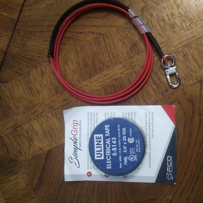 Pulling Eye Kit with Rotating Clip For Single Simplex and Duplex Fiber Cables