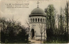 Old postcard PARIS - Parc du Chateau de Drancy Tomb of M. de Ladoucette (1353404)