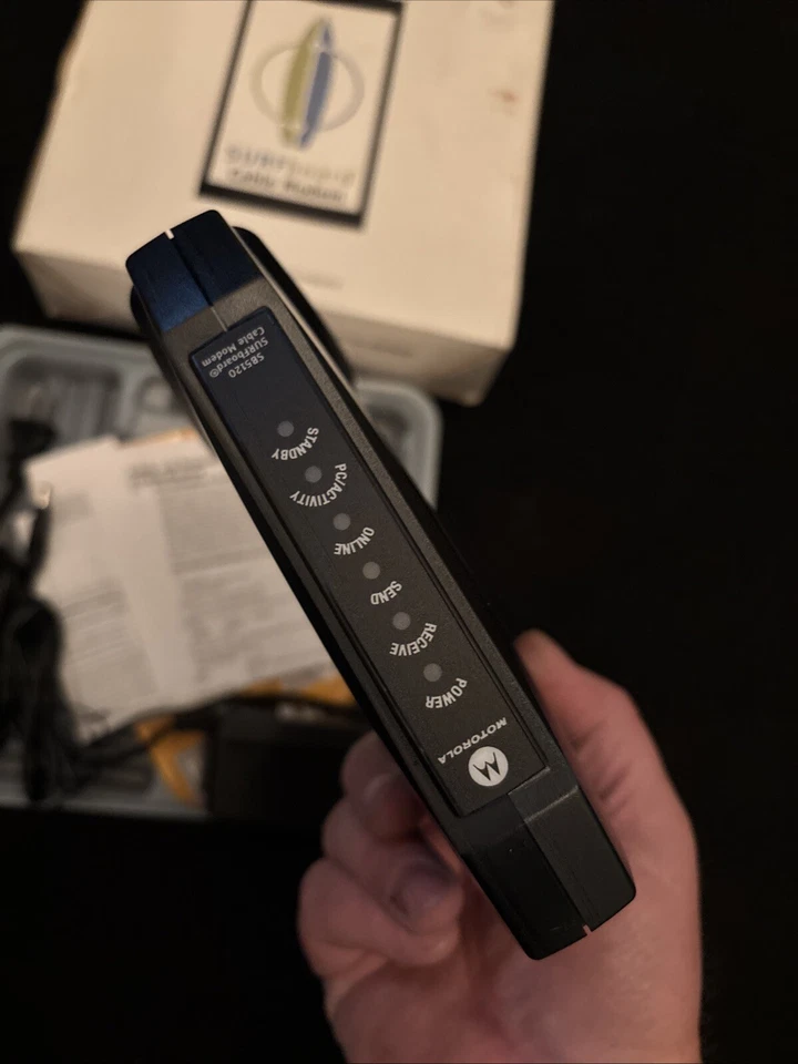 Motorola SB5120 SurfBoard Cable Modem - Working - VG Condition - Fast Shipping ! - Image 2 of 4
