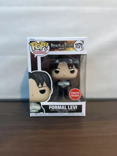 Funko Pop Attack on Titan Formal Levi #1171 Gamestop Exclusive