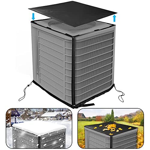 Air Conditioner Cover Up to 28 x 28 x 32 Inch AC Mesh Cover with