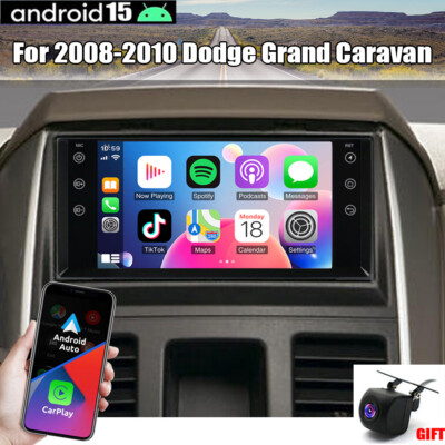 Android 15 Wireless Carplay For 2008-2010 Dodge Grand Caravan Car Radio GPS WIFI