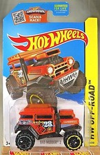2015 Hot Wheels 88 Hw Off-road Battle Kings Bad Mudder 2 Orange Wblack Oroh6sp
