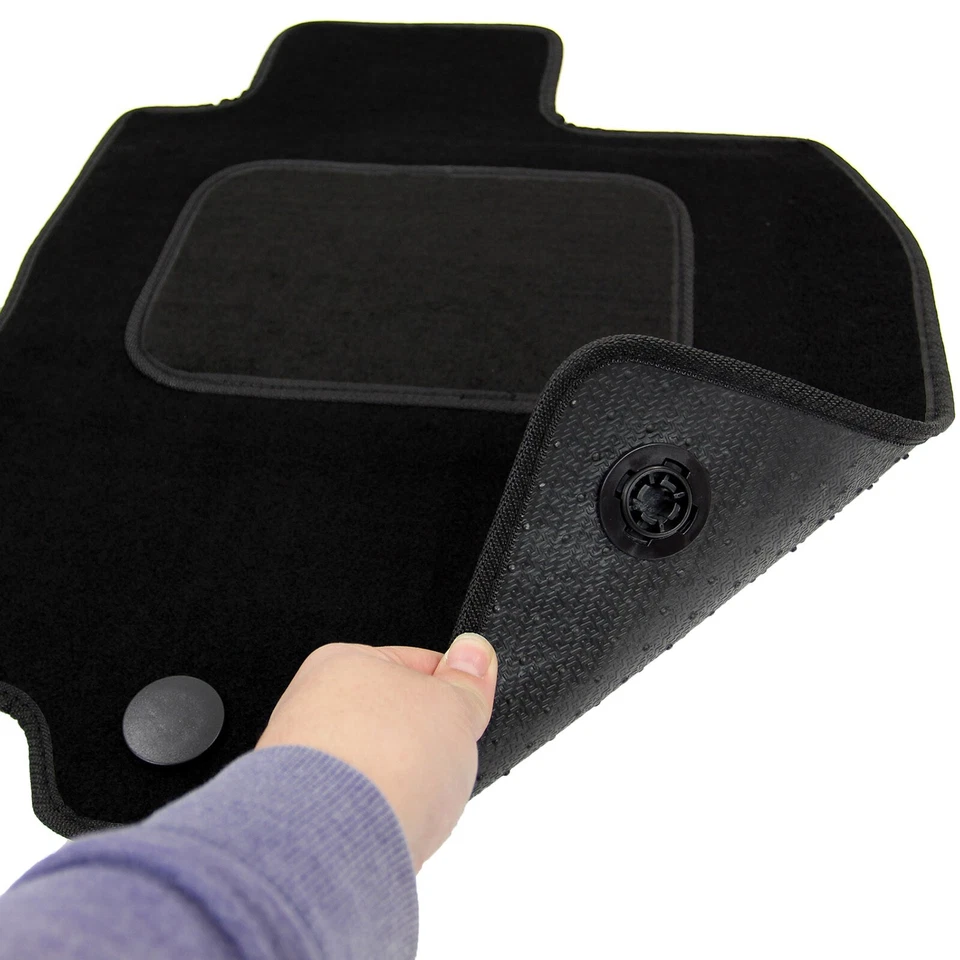 Fits Renault Kadjar Car Mats Tailored Carpet 2015 onwards 4pc Black Floor Set - Image 4 of 4