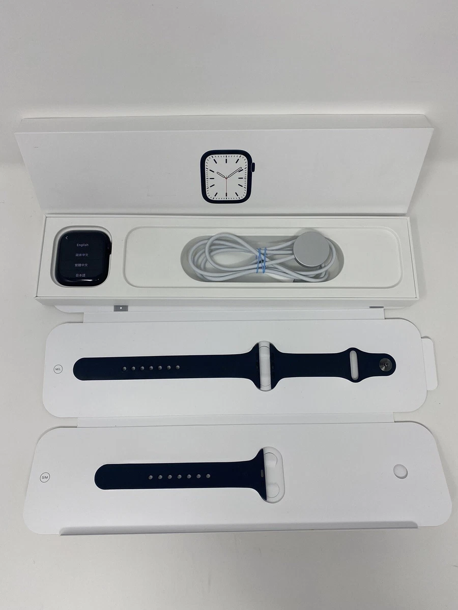 Apple Watch Series 7 45mm GPS Cellular Midnight Case Band