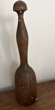 Vintage Primitive/ Rustic 11   Wooden Kitchen Utensil- Potato Masher Farmhouse